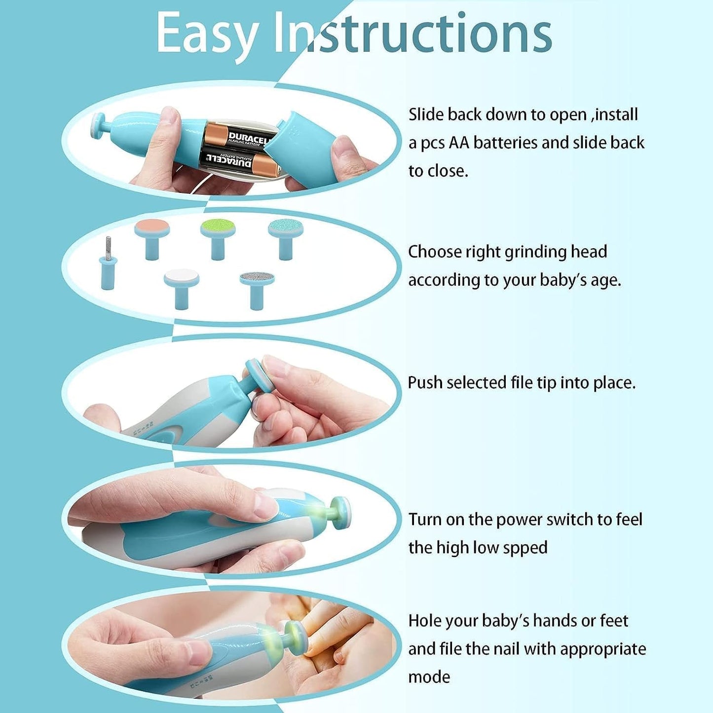 BABY ELECTRICAL NAIL TRIMMER