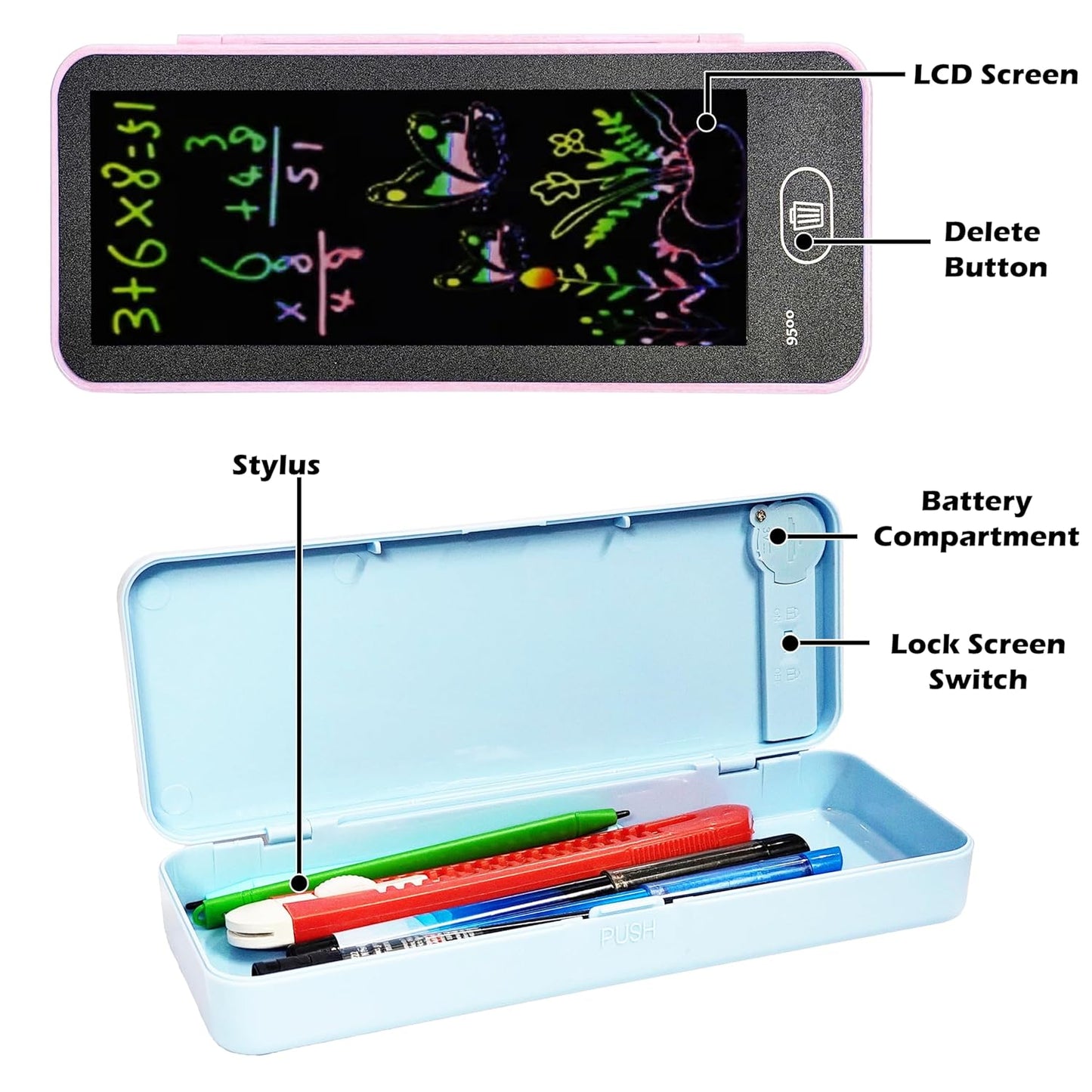 KIDS COMPASS & WRITING TABLET