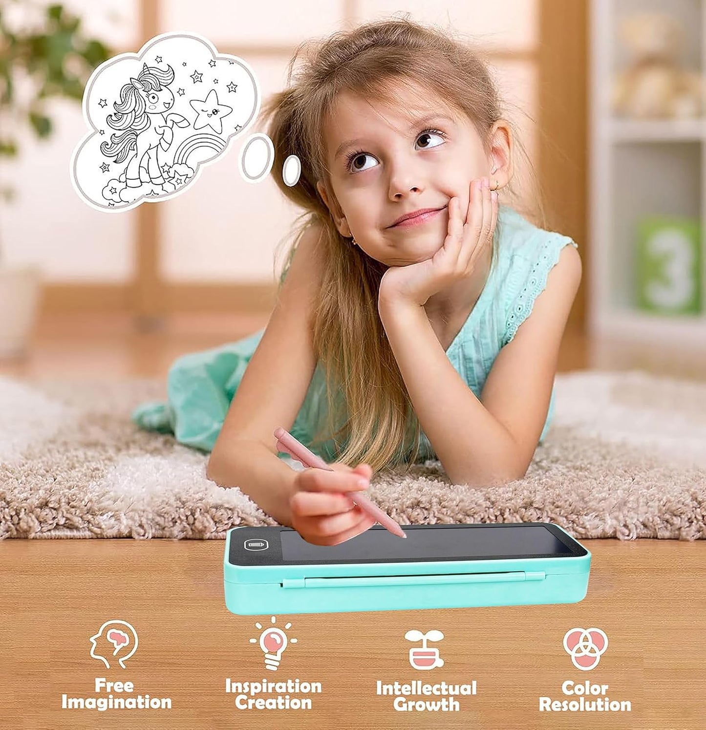 KIDS COMPASS & WRITING TABLET