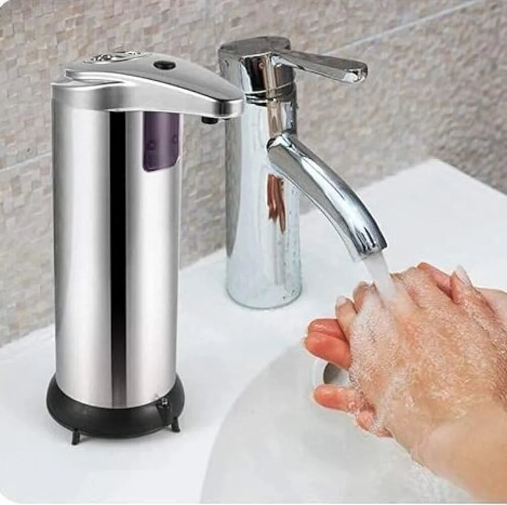 AUTOMATIC TOUCHLESS SOAP DISPENSER STAINLESS STEEL