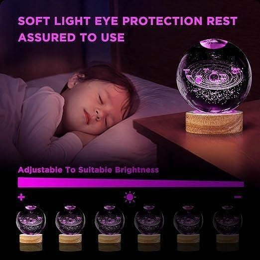 3D CRYSTAL GLOWING BALL