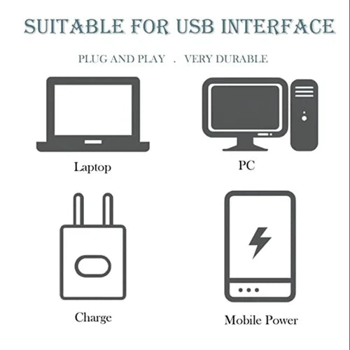 Mini USB Led Light Pack of 6
