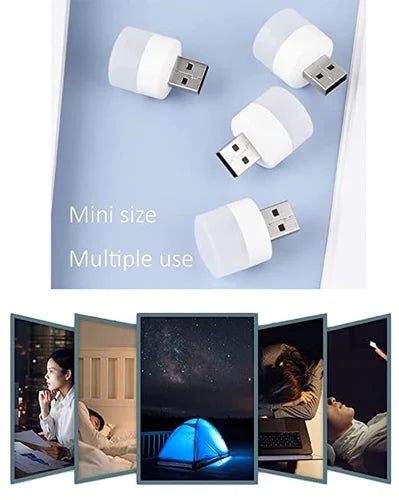Mini USB Led Light Pack of 6