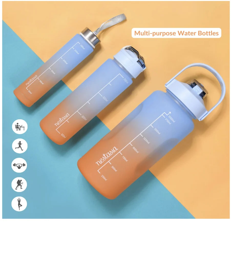 MOTIVATIONAL BOTTLE SET OF 3-S/M/L