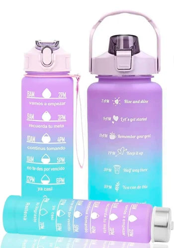 MOTIVATIONAL BOTTLE SET OF 3-S/M/L